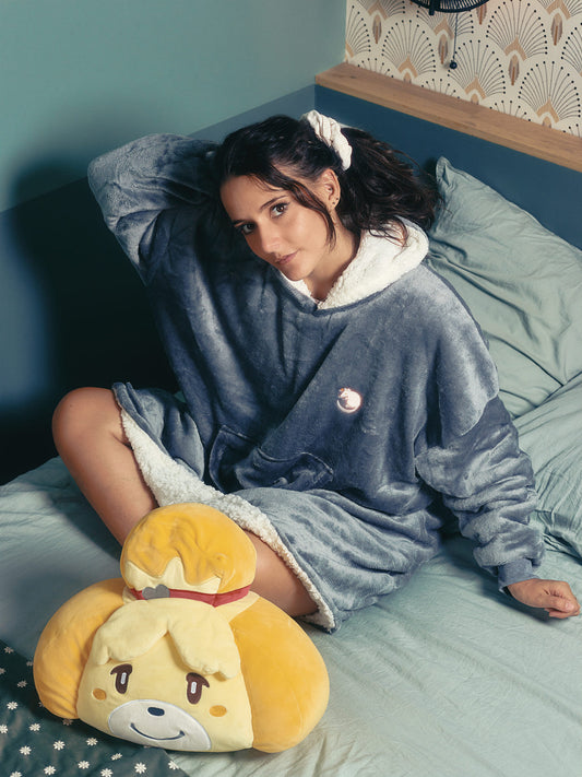 Hoodie Plaid Ratus gris